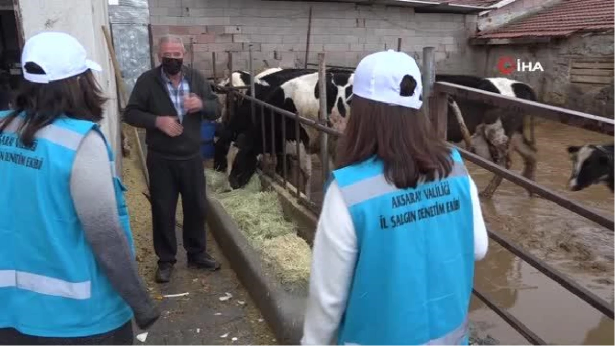 Kırmızı kategorideki Aksaray\'da ziraatçılar köylerde denetim yapıyor