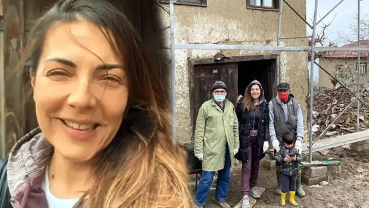 Burcu Kara doğduğu evi tadilata soktu