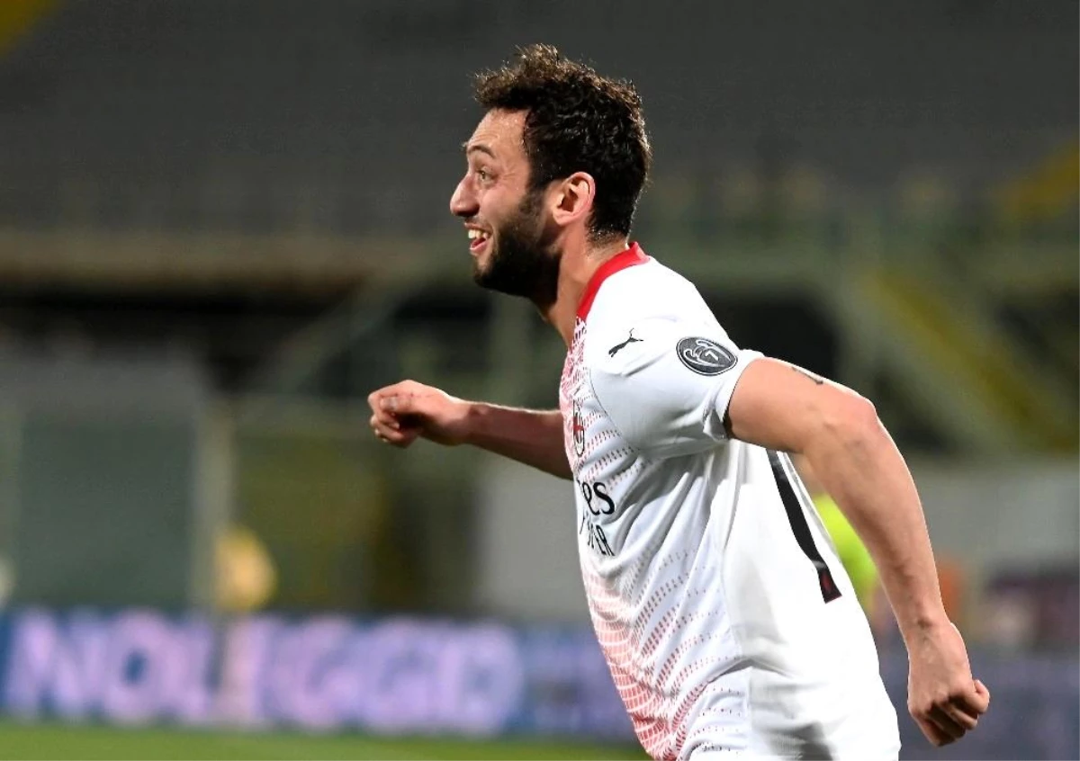 Milan\'da galibiyet golü Hakan Çalhanoğlu\'ndan