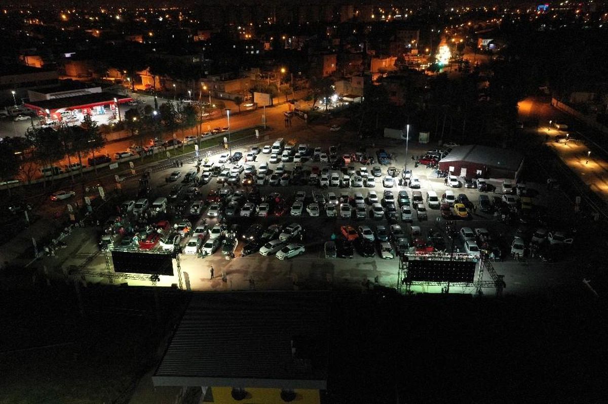 Açık havada derbi keyfine yoğun ilgi