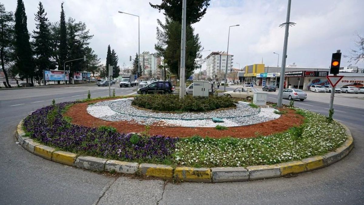 Adıyaman\'daki kavşaklar ilkbahara hazır