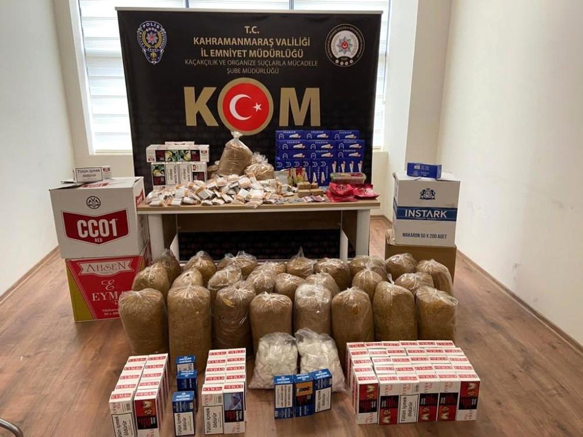 Son Dakika | Kahramanmaraş\'ta kaçakçılık operasyonu: 2 gözaltı