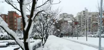 Kosova'da ilkbaharda kar sürprizi