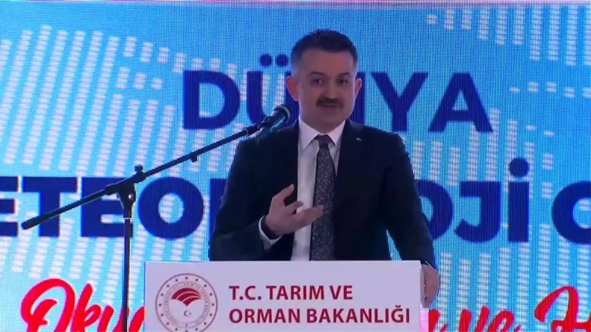 Bakan Pakdemirli: "Kendi meteoroloji uydumuzu yapmak ve uzaya göndermenin planını şimdiden oluşturuyoruz"