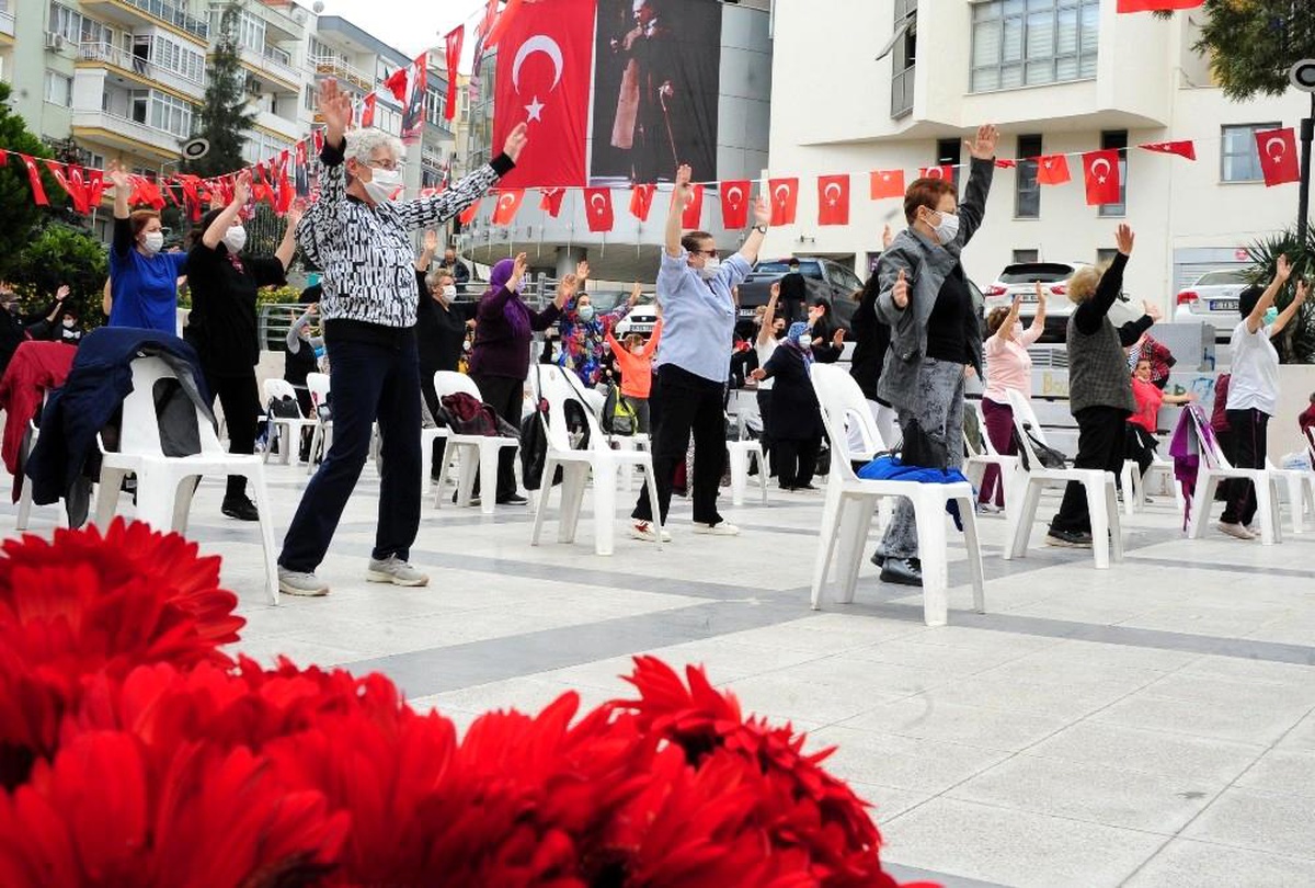 Balçova\'da sağlıklı yaşlanma için spor