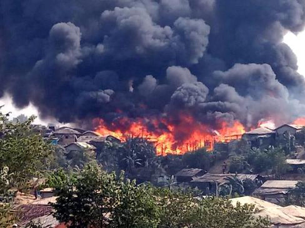 Son dakika haber! Bangladeş\'te mülteci kampındaki yangının bilançosu: 15 ölü, 560 yaralı