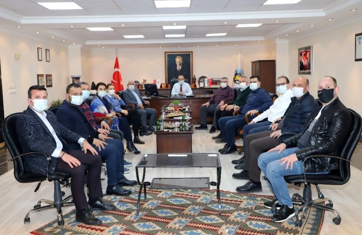 Başkan Akın, Kırklareli Belediye Başkanı Mehmet Siyam\'ı ağırladı