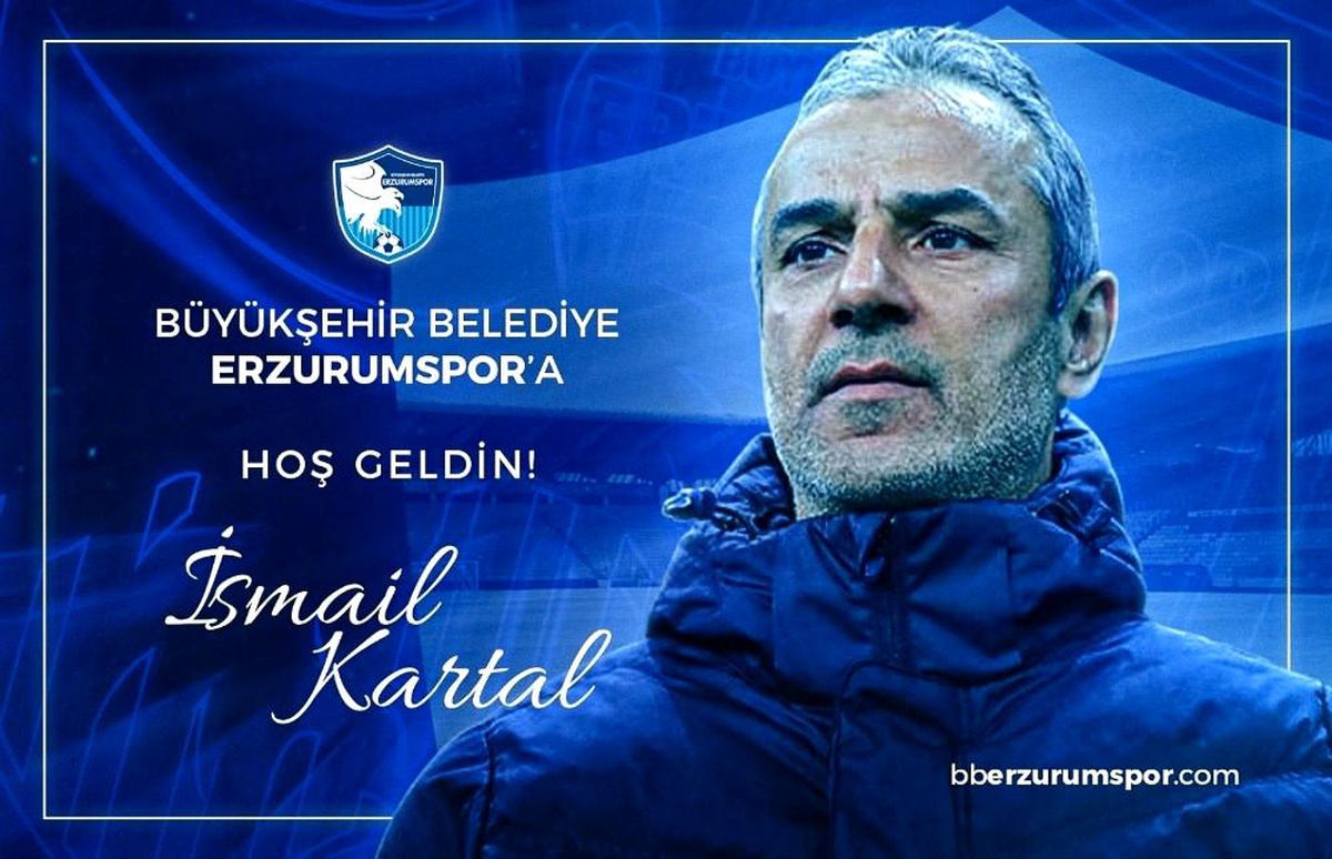 BB Erzurumspor İsmail Kartal ile prensipte anlaştı