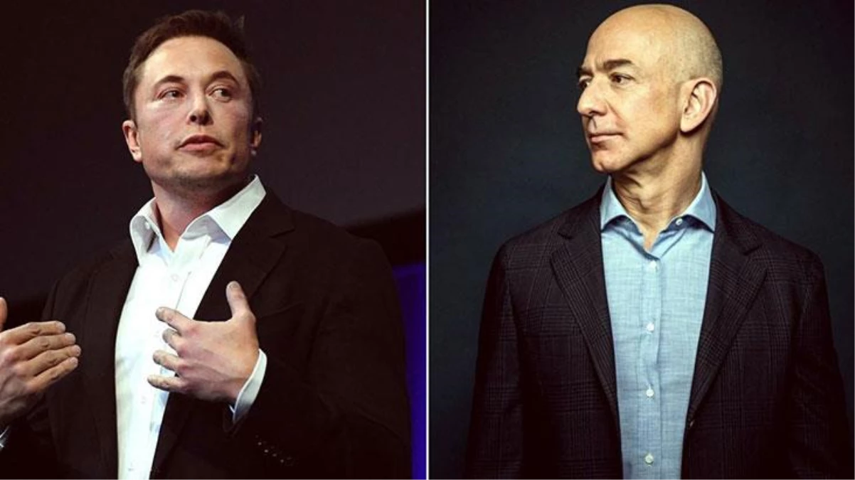Jeff Bezos ve Elon Musk\'ın 17 yıl önce çekilmiş fotoğrafı sosyal medyada gündem oldu