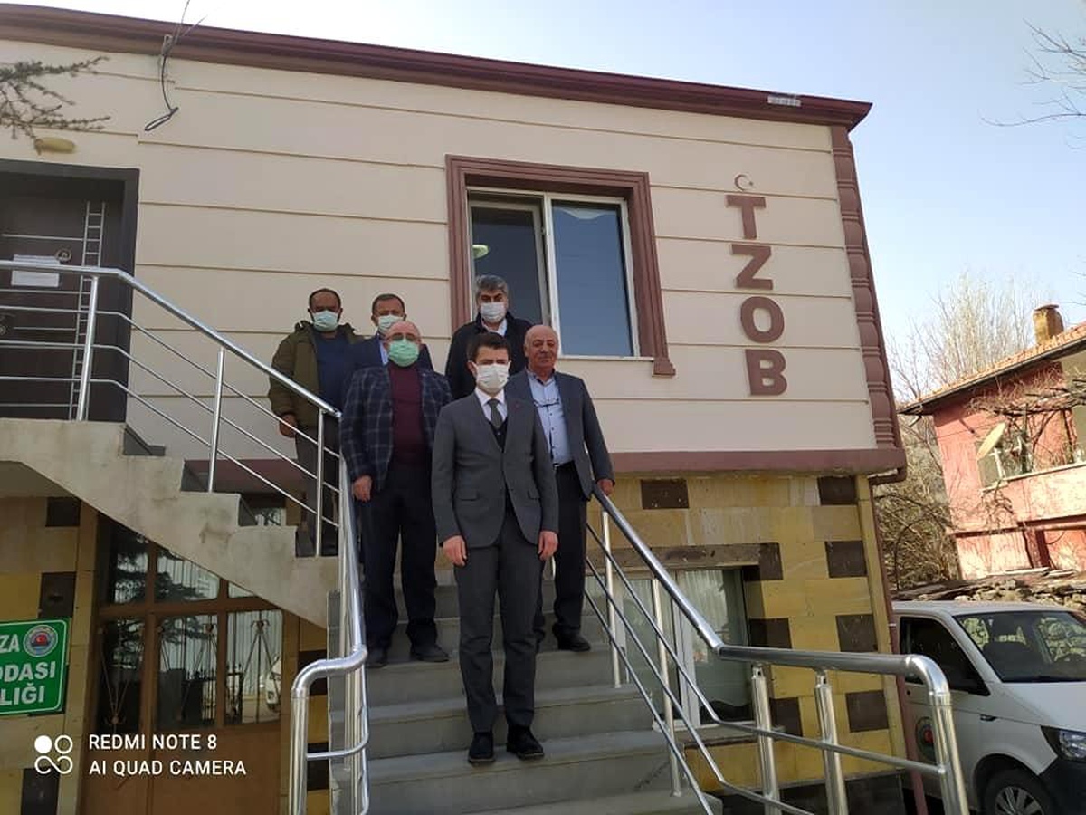 Kaymakam Cebeci, Ziraat Odası Başkanları ile Toplantı Yaptı