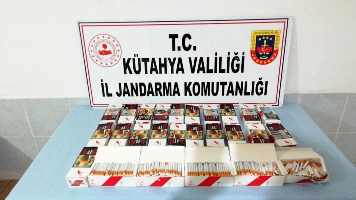 Kütahya\'da 5 bin 200 adet makaron ele geçirildi