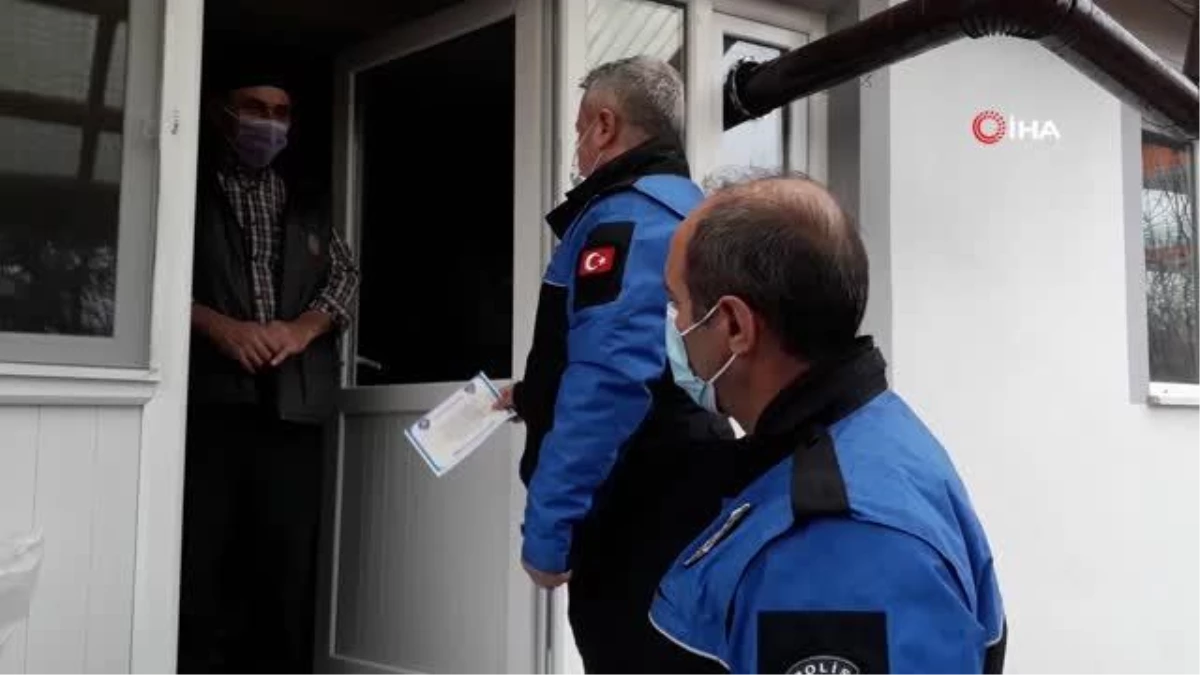 Son dakika haberleri | Polis kapı kapı gezerek \'misafir kabul etmeyin\' uyarısı yaptı