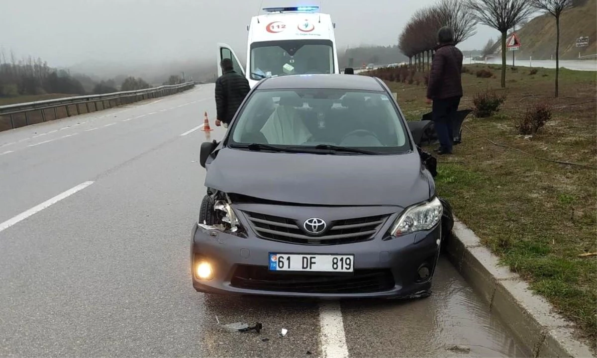 Samsun\'da trafik kazası: 1 yaralı