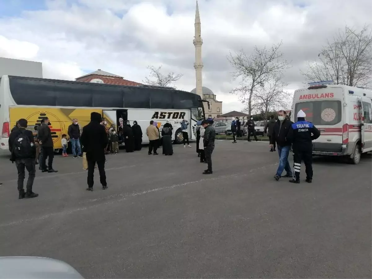 Aksaray\'da yolcu otobüsünde korona alarmı