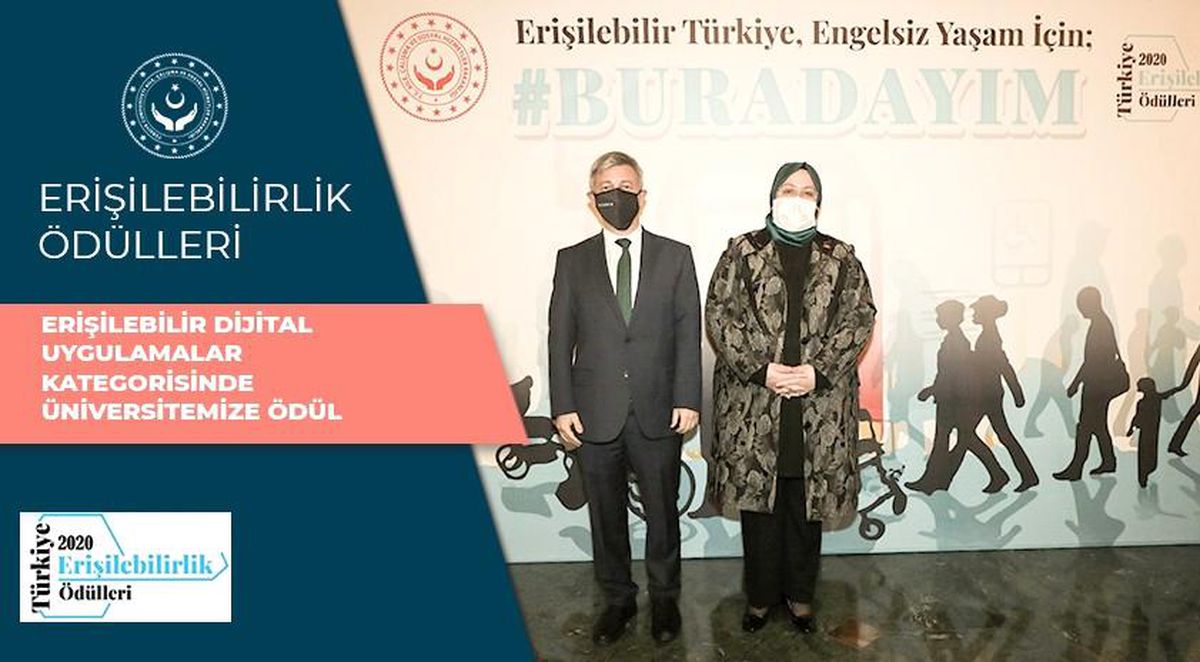 Anadolu Üniversitesi, "Dijital Uygulamalar Kategorisi"nde erişilebilirlik ödülüne layık görüldü