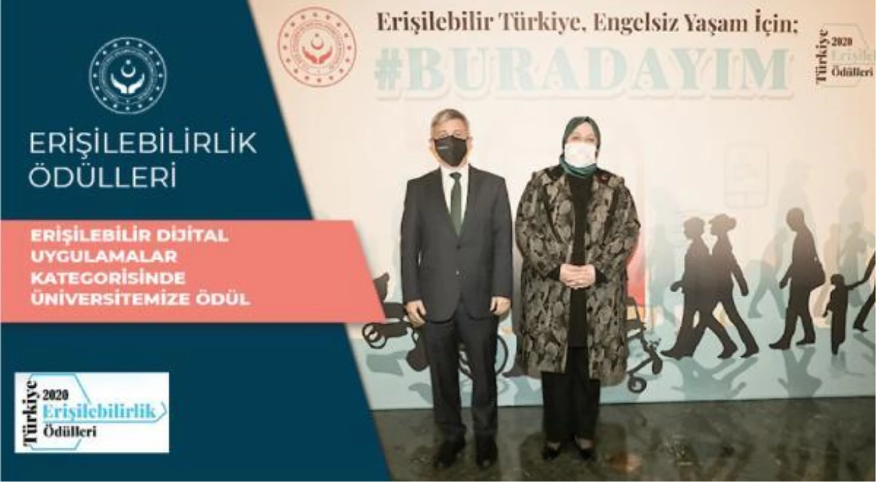 Anadolu Üniversitesi\'ne erişilebilirlik ödülü