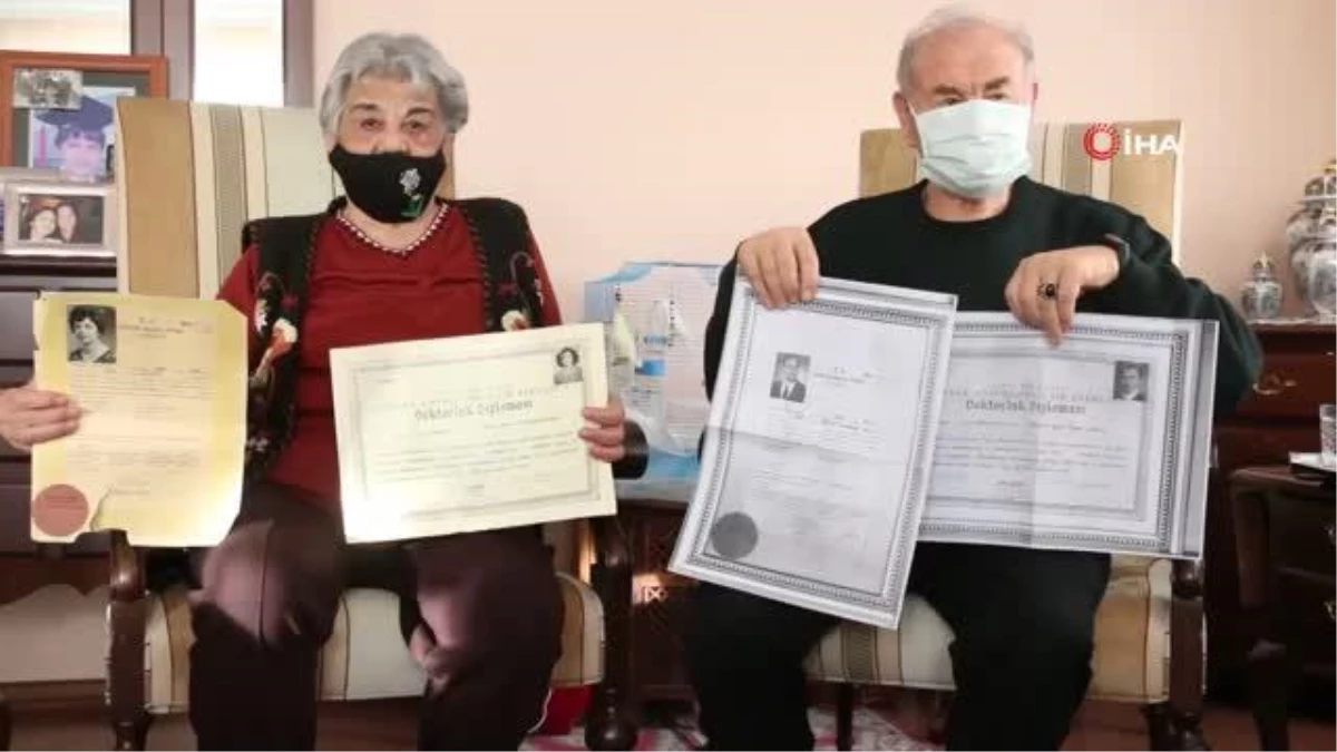 Bir Steteskop\'la 62 yıl doktorluk yapan çift: "Bugün arkadaşlar çok büyük imkanlara sahip, sağlıkta çok iyiyiz"