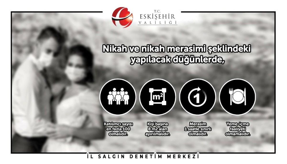 Eskişehir Valiliği\'nden nikâh merasimleriyle ilgili bir uyarı