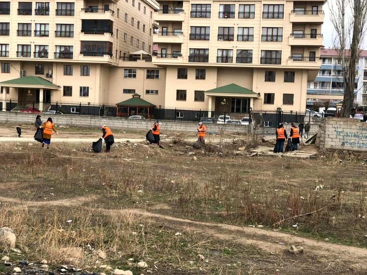 Iğdır\'da cadde ve sokak temizliği
