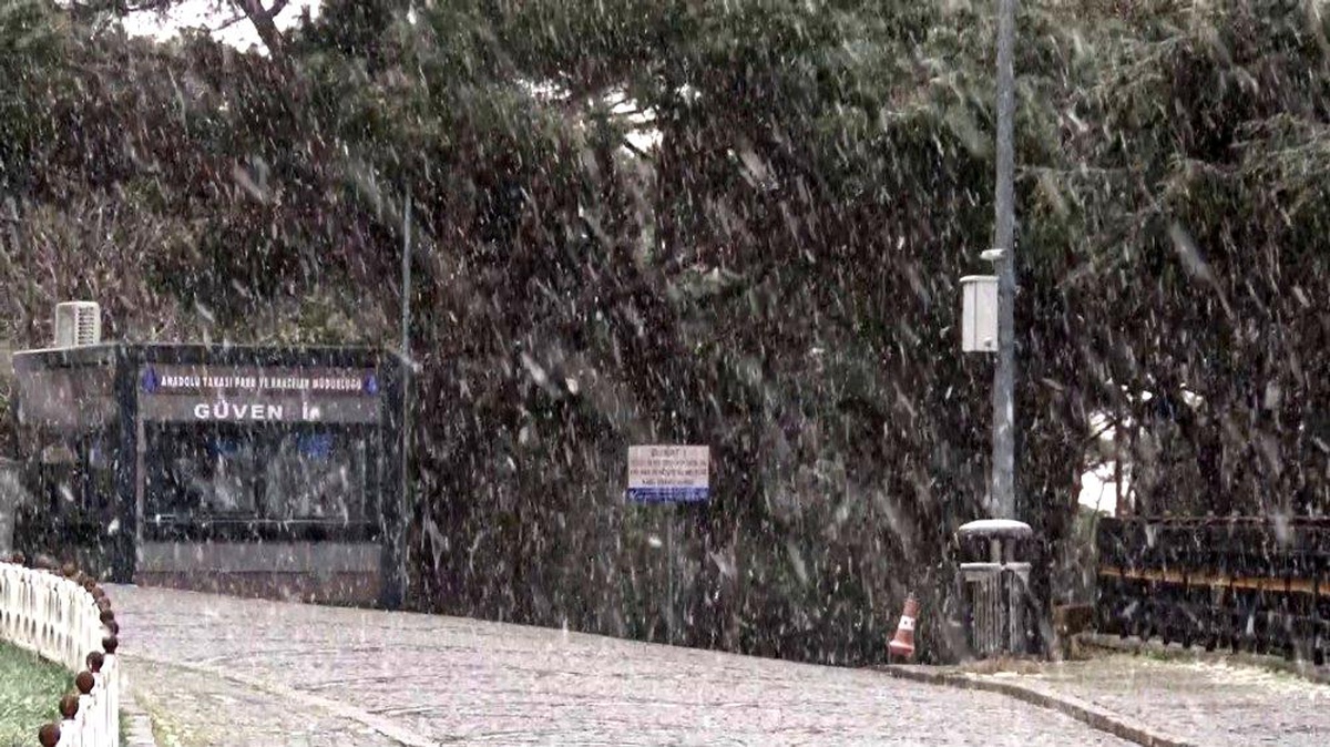 İstanbul\'da beklenen kar yağışı etkili oldu: Lapa lapa kar yağdı
