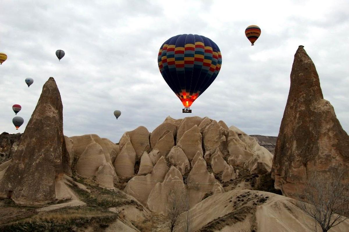 Kapadokya\'da balon turları hafta sonuna kadar yapılamayacak
