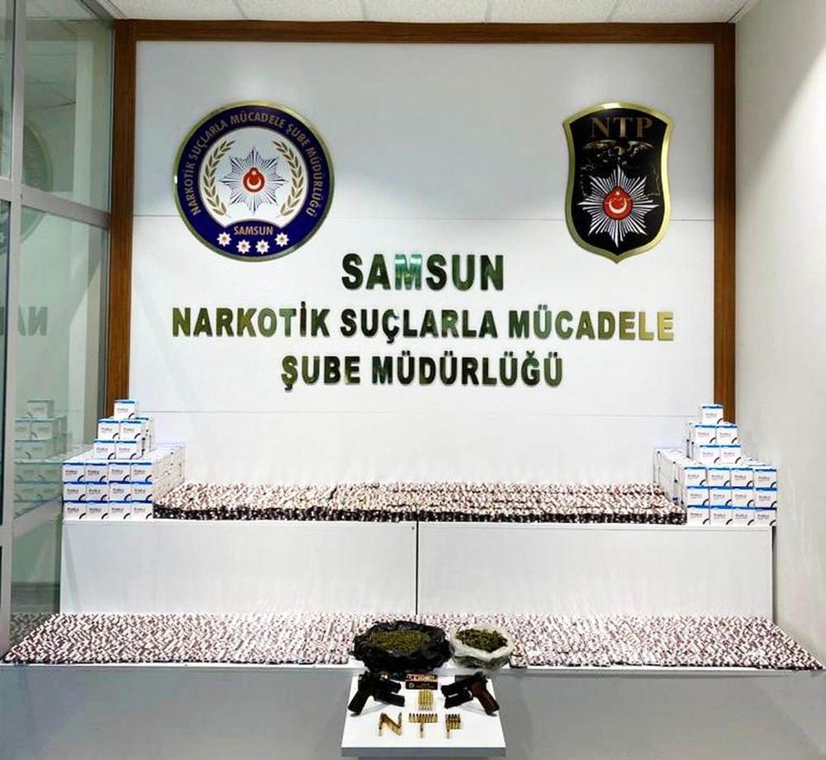 Samsun\'da 16 bin 821 adet uyuşturucu hap ele geçirildi