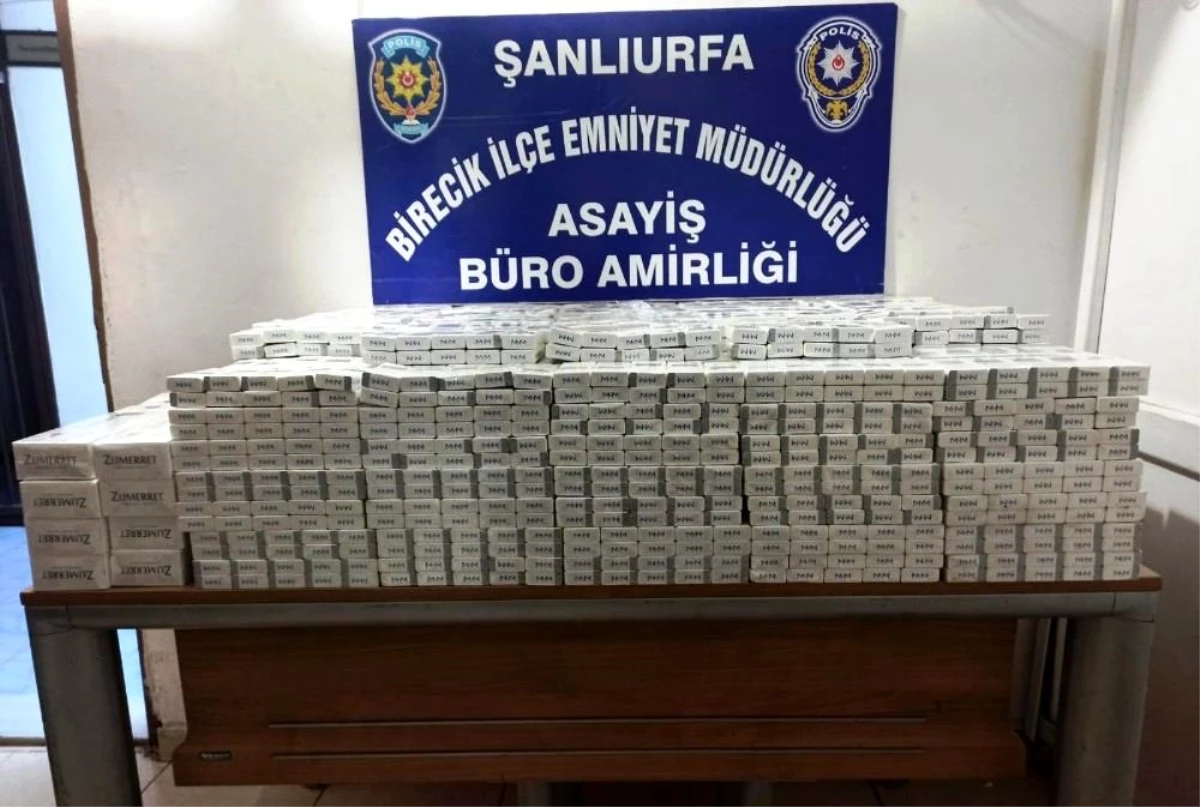 Şanlıurfa\'da 3 bin 350 paket kaçak sigara ele geçirildi