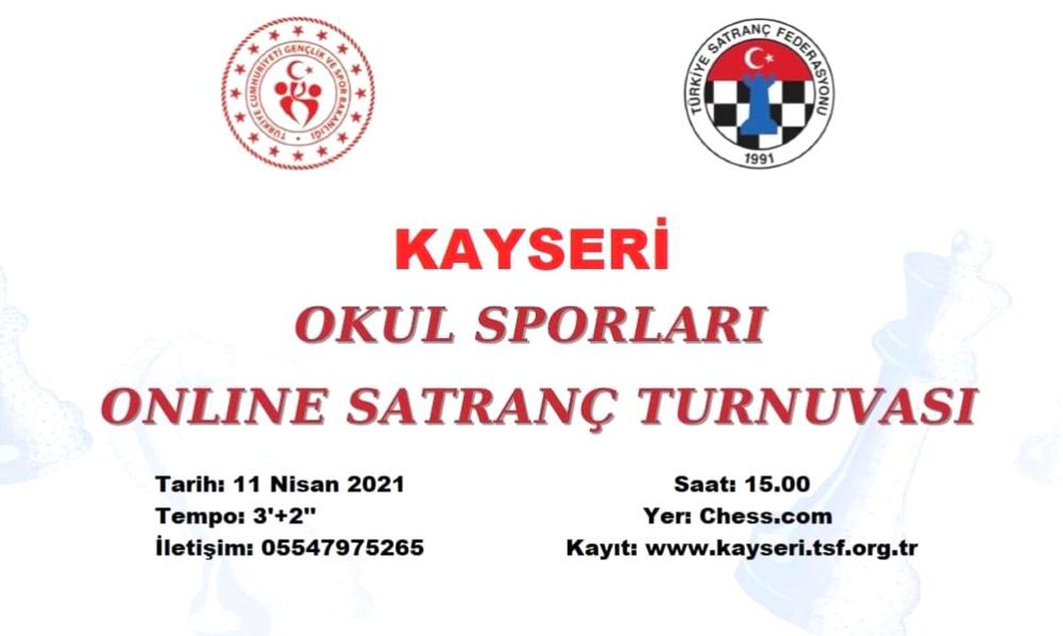 Satranç turnuvası başlıyor