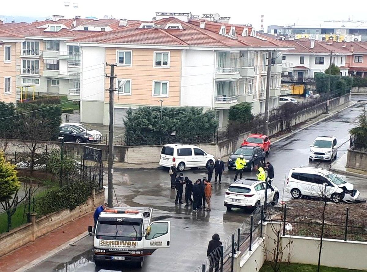 Takla atan cipten burnu kanamadan kurtuldu