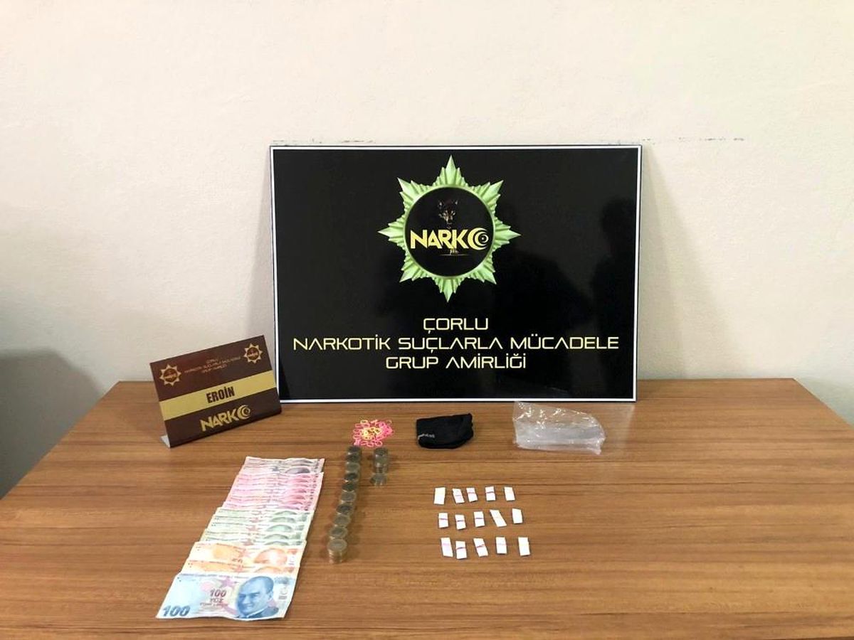 Tekirdağ\'da iki eve uyuşturucu operasyonu: 1 gözaltı