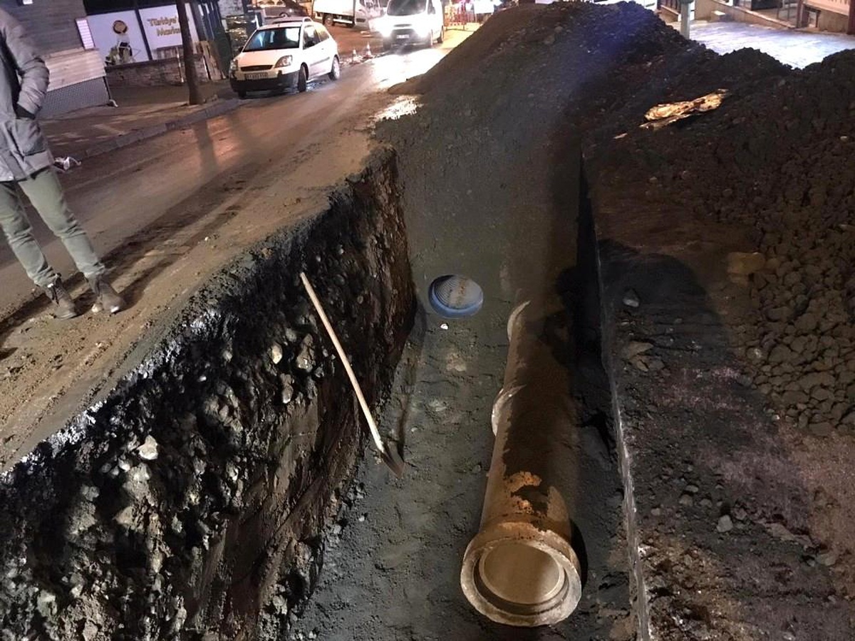 Trabzon\'da "Ortahisar İçme Suyu Temini Projesi" kapsamında yeni hattan ilk içme suyu verildi