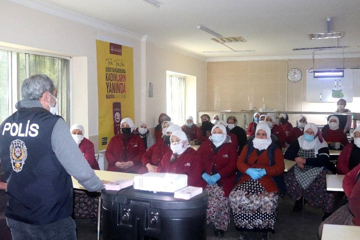 70 bayan KADES uygulaması hakkında bilgi verildi