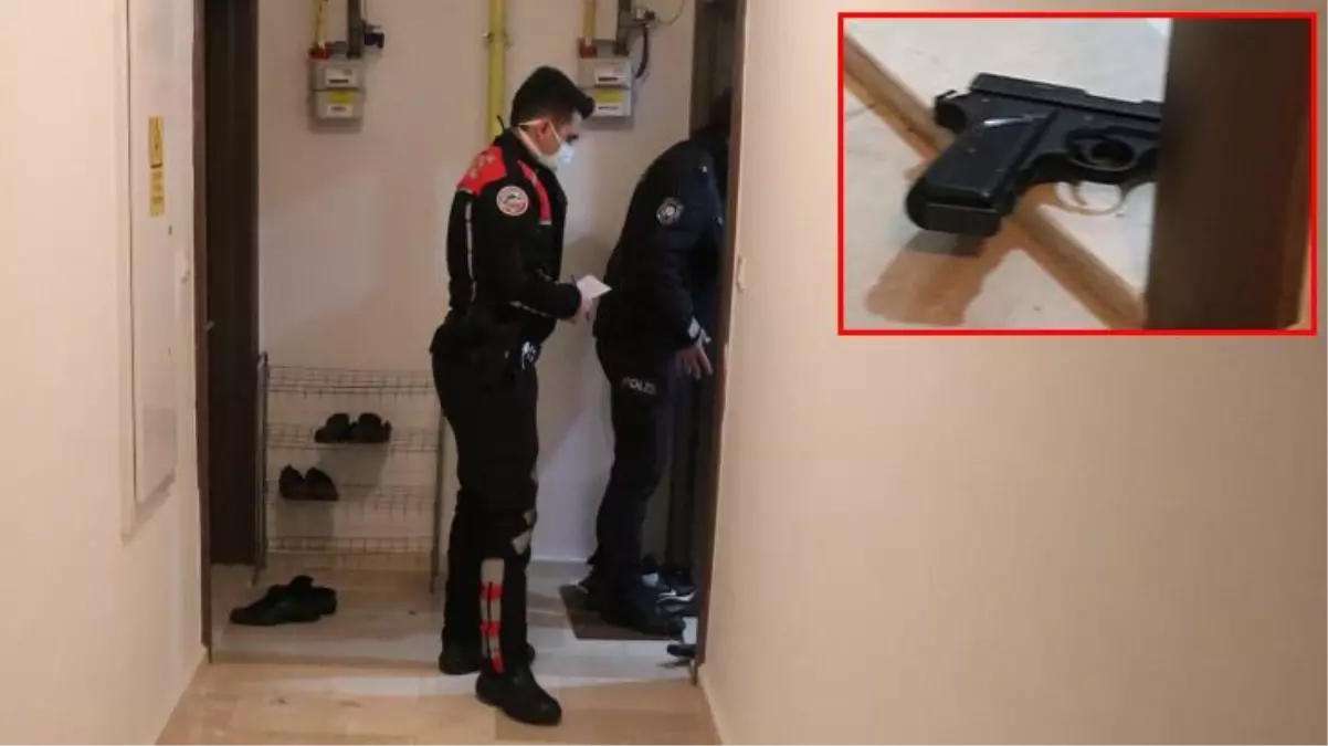 Barışmak için gittiği kız arkadaşı kapıyı açmayınca silahla kendini vurdu