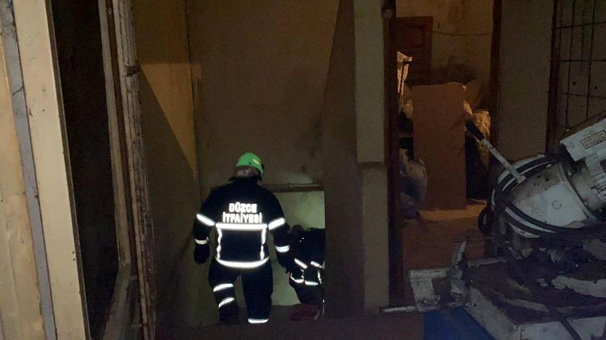 Bodrum katta çıkan yangın korkuttu