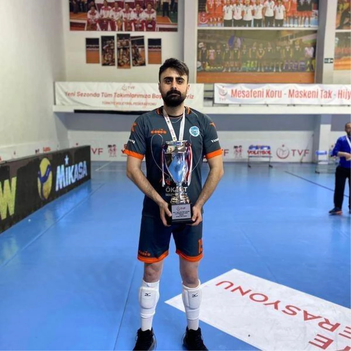 Develi Belediyespor Voleybol Takımı oyuncusu Yusuf Afşar: "Şampiyonluk hayırlı olsun"