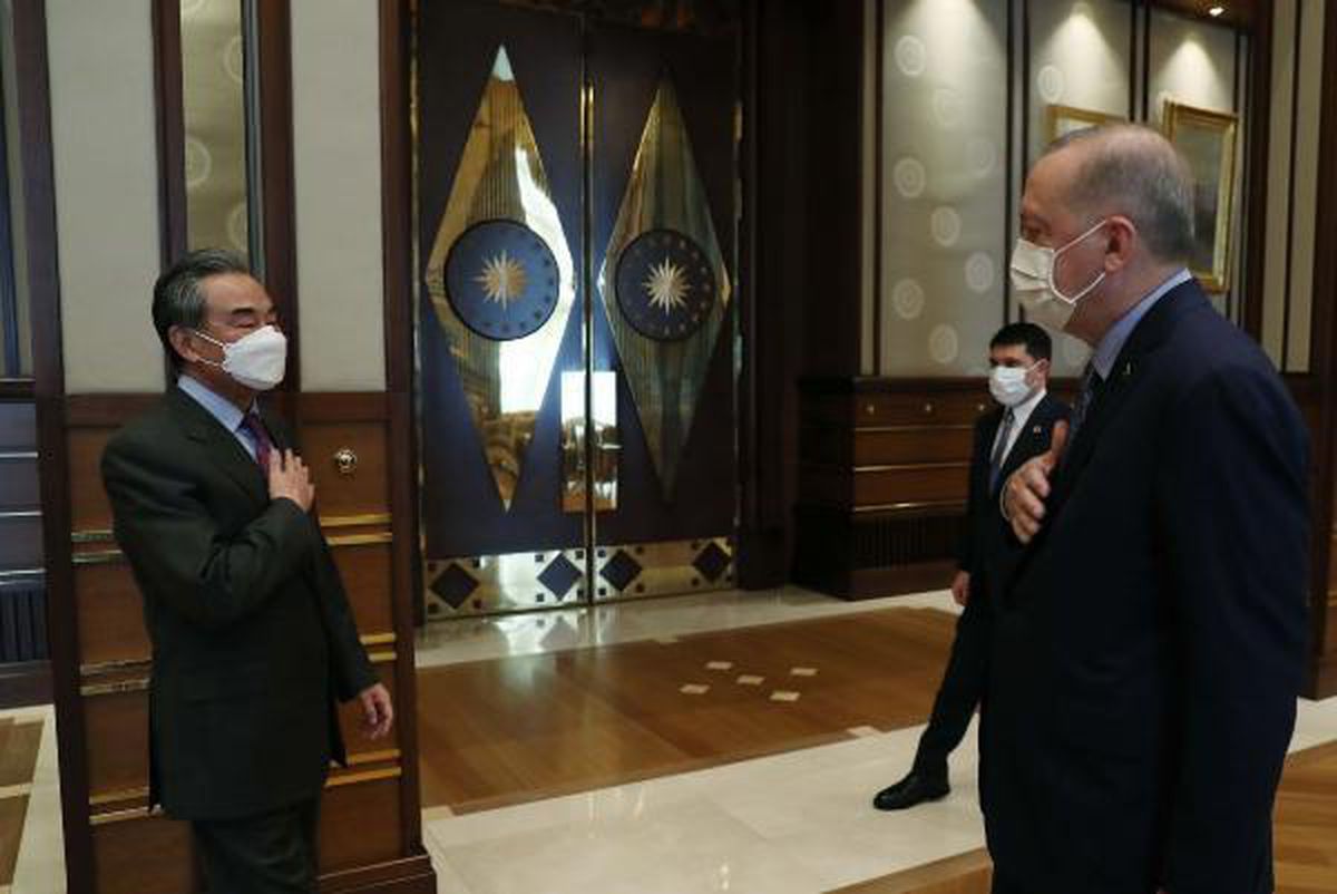 Son dakika! Erdoğan, Çin Dışişleri Bakanı Wang Yi\'yi kabul etti