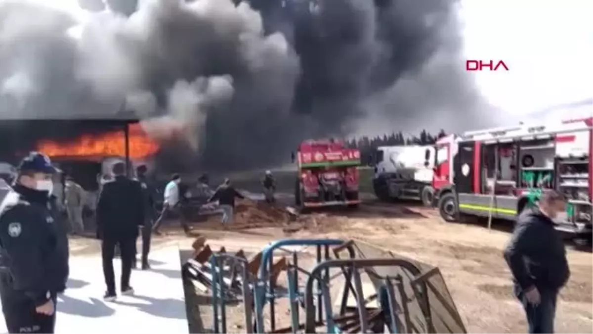 Son dakika: İZMİR Fidan deposu yanıyor