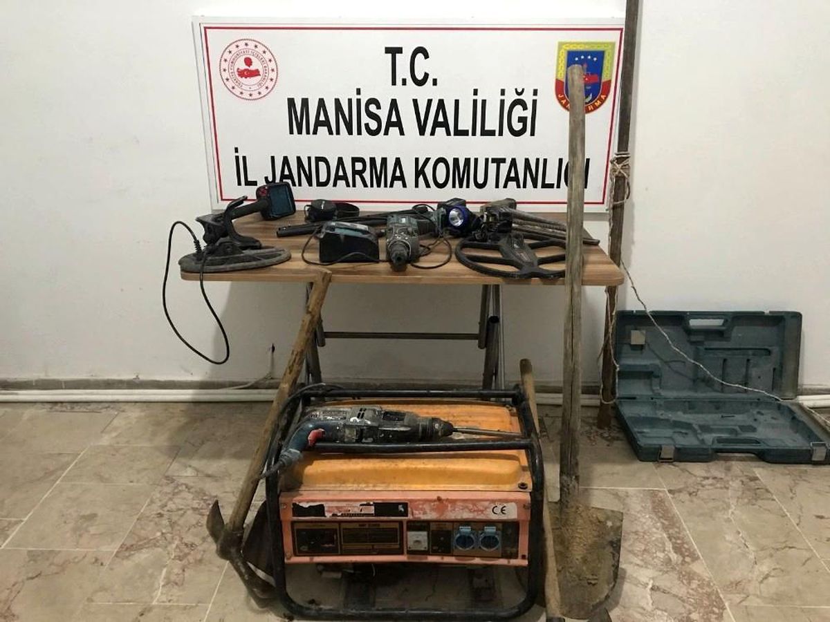 Son dakika haber | Kaçak kazıya suçüstü