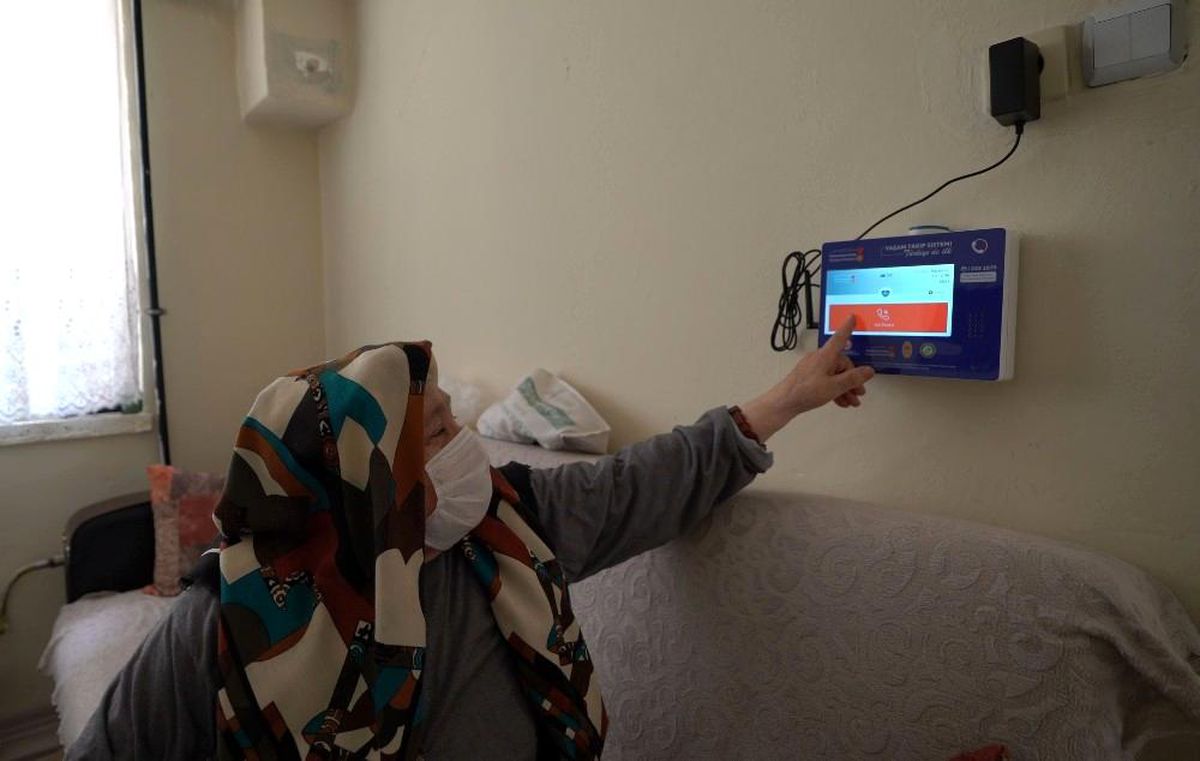 Kahramanmaraş\'ta yaşlılar için akıllı sistemler kuruldu
