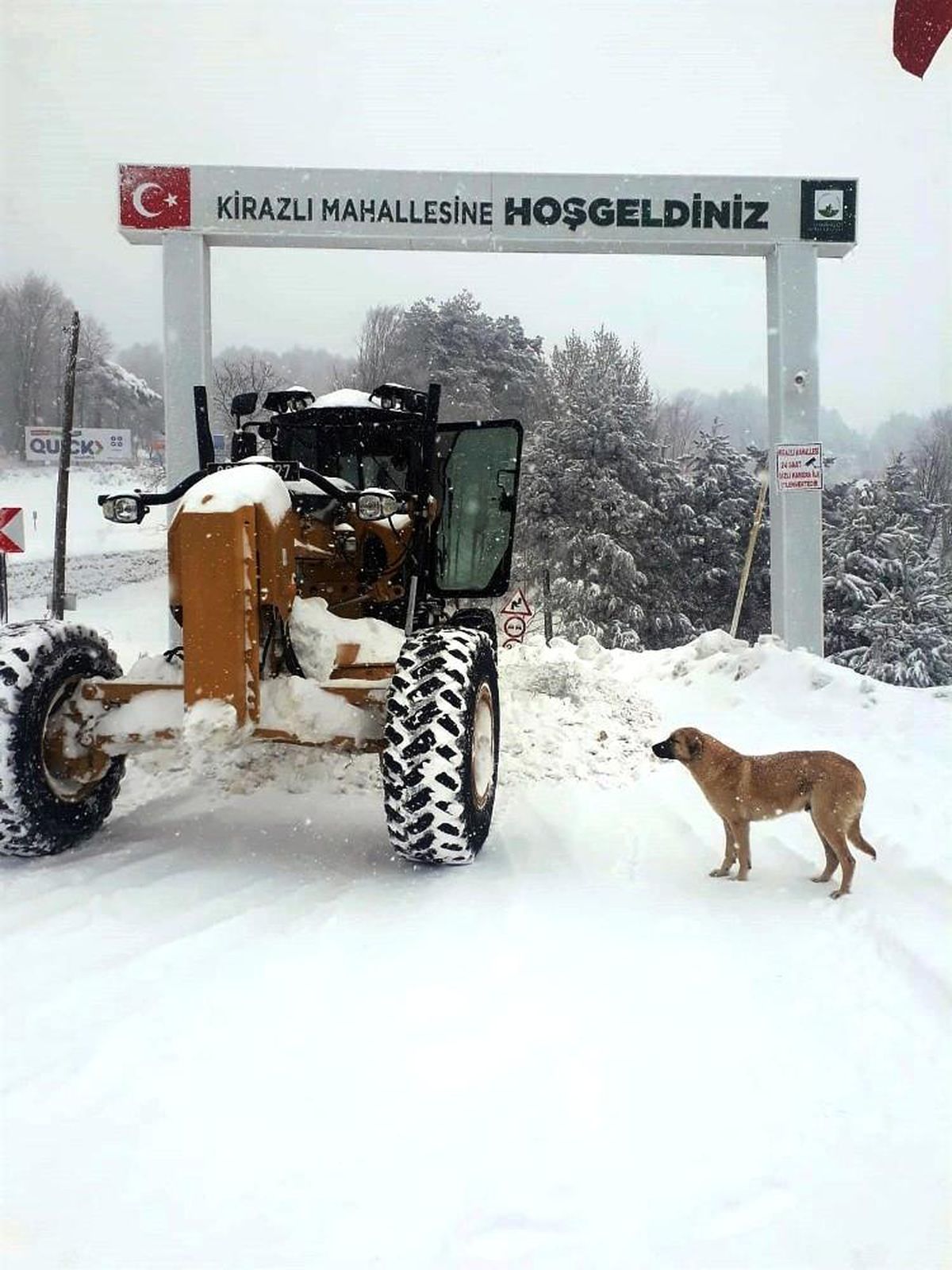 Karla kapanan yollara ânında müdahale