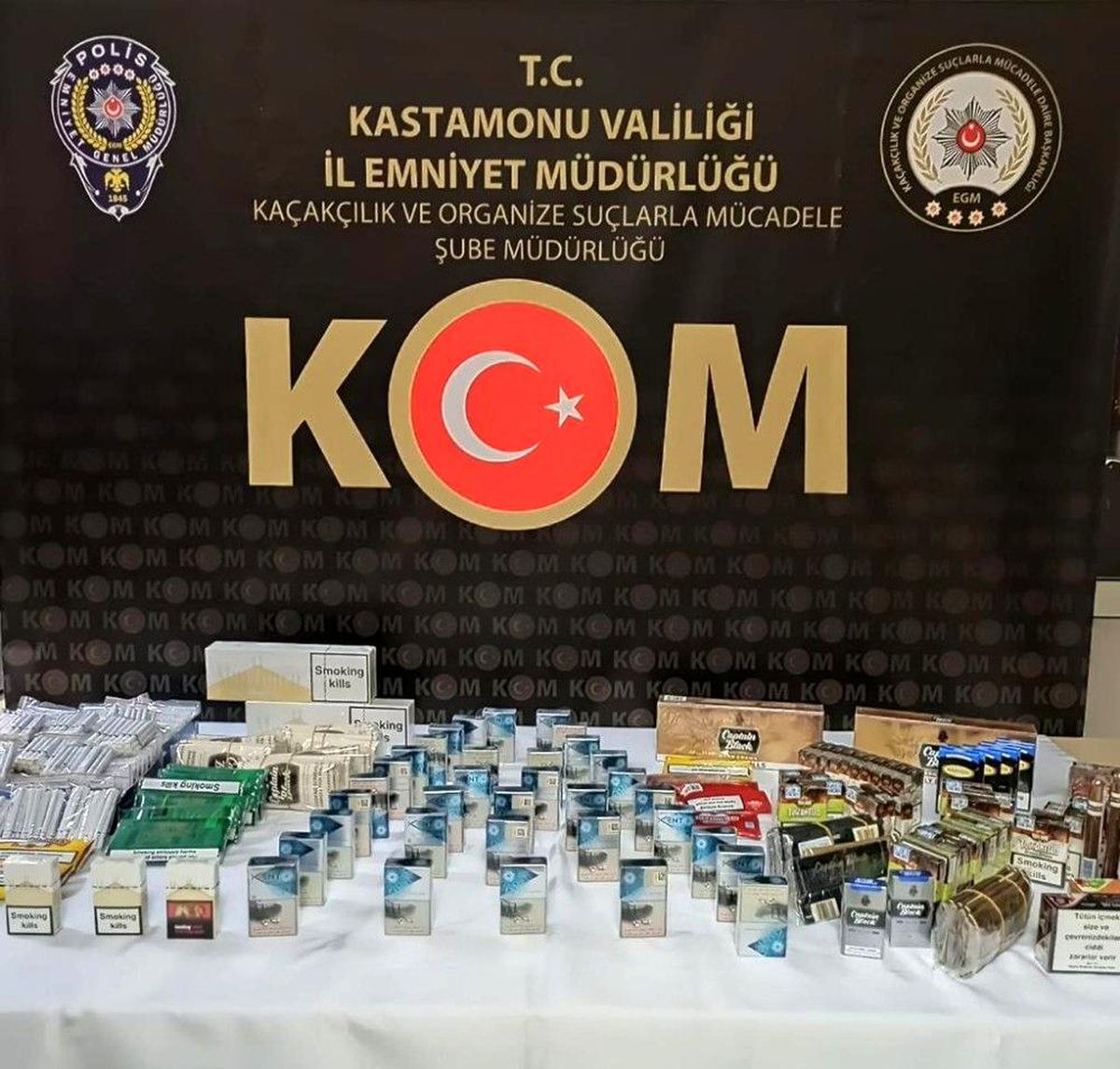 Kastamonu\'da kaçak tütün ele geçirildi