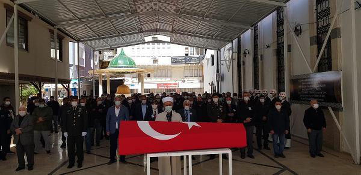 Kore gazisi, son yolculuğuna uğurlandı