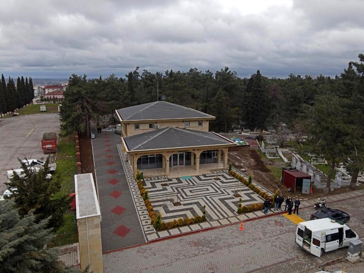 Yeni gasilhanenin çevre düzenlemesi tamam