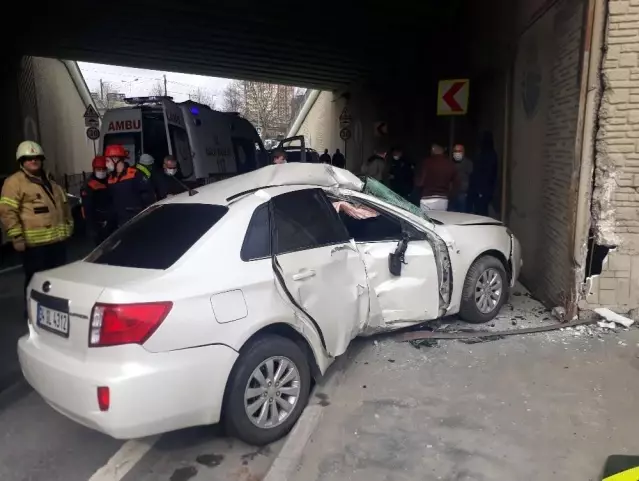 Yeşilköy'de trafik kazası: 1 yaralı