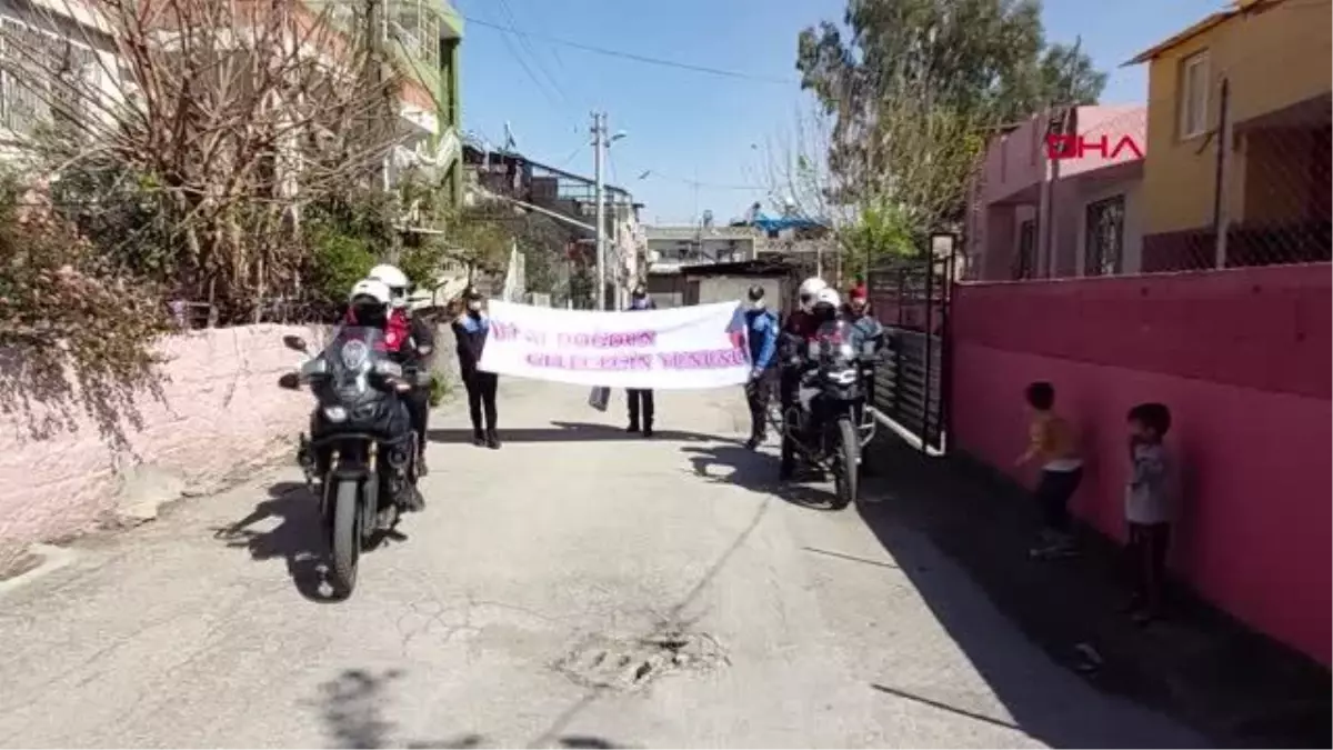 Son dakika haber! ADANA Yunus polislerinden Nehir\'e doğum günü sürprizi