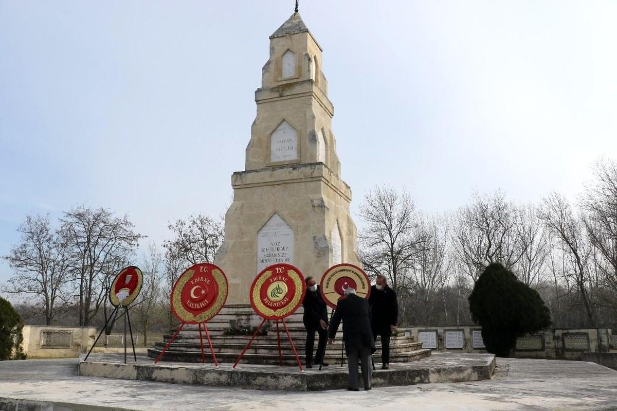 Son dakika haber... Balkan Savaşı Şehitleri 109. yıl dönümünde anıldı