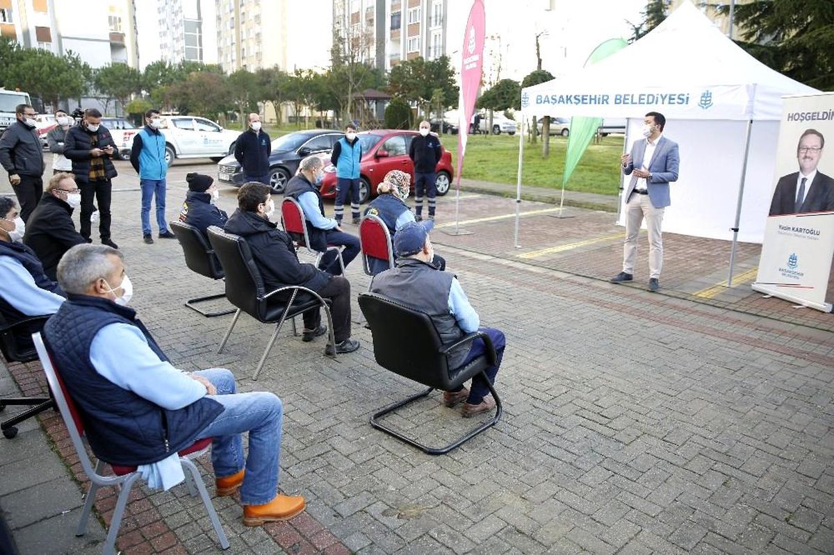 Başakşehir\'de Covid-19\'a karşı hijyen seferberliği