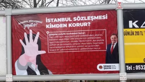 Bakan Soylu: O afişler kaldırıldı, belediye başkanı hakkında da soruşturma başlatıldı