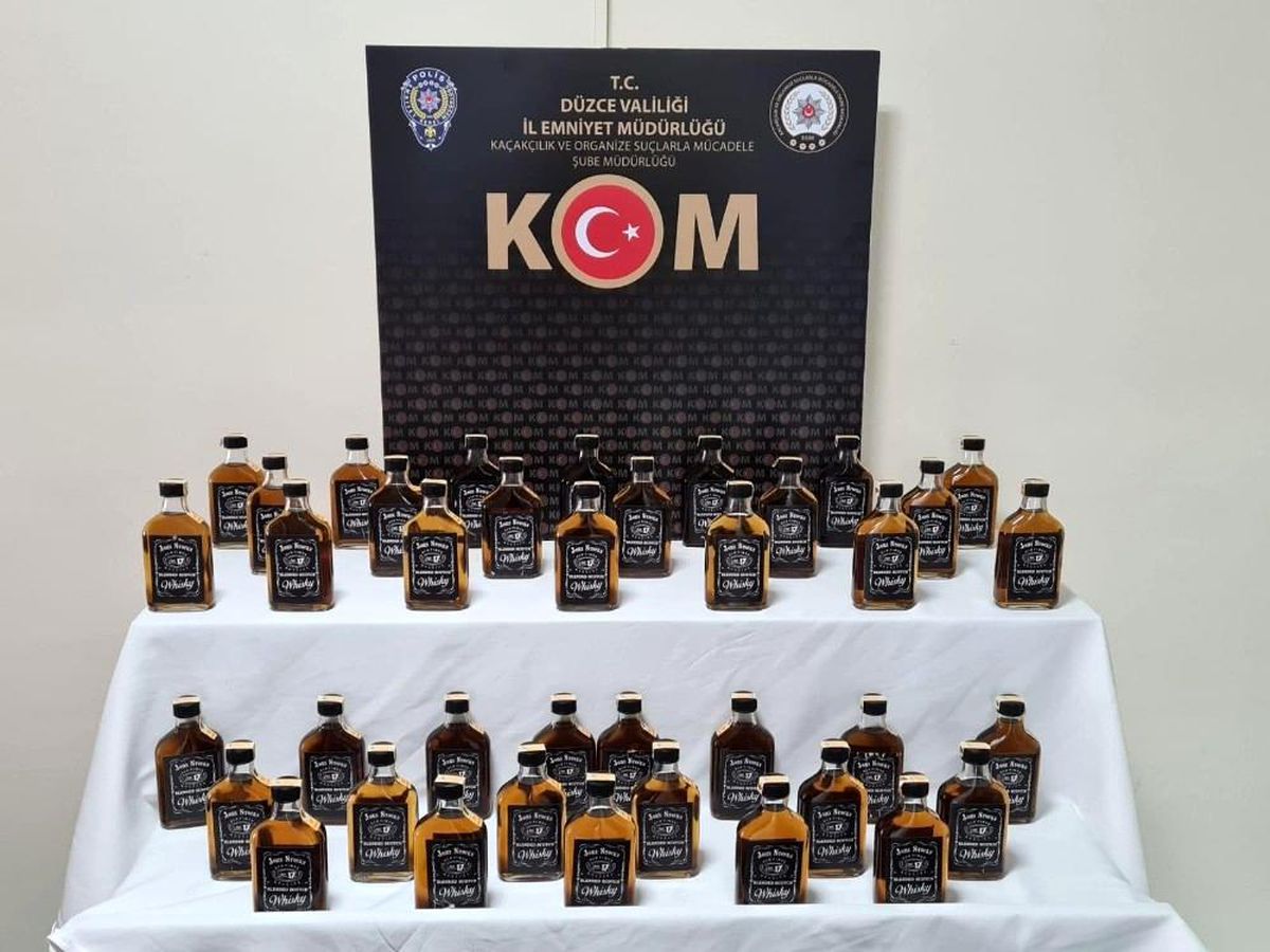 Düzce\'de kaçak alkol operasyonu