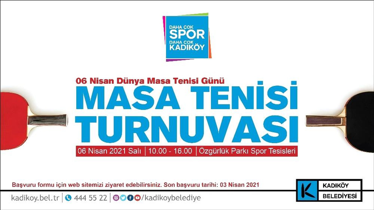 Masa tenisi meraklıları Kadıköy\'de buluşuyor